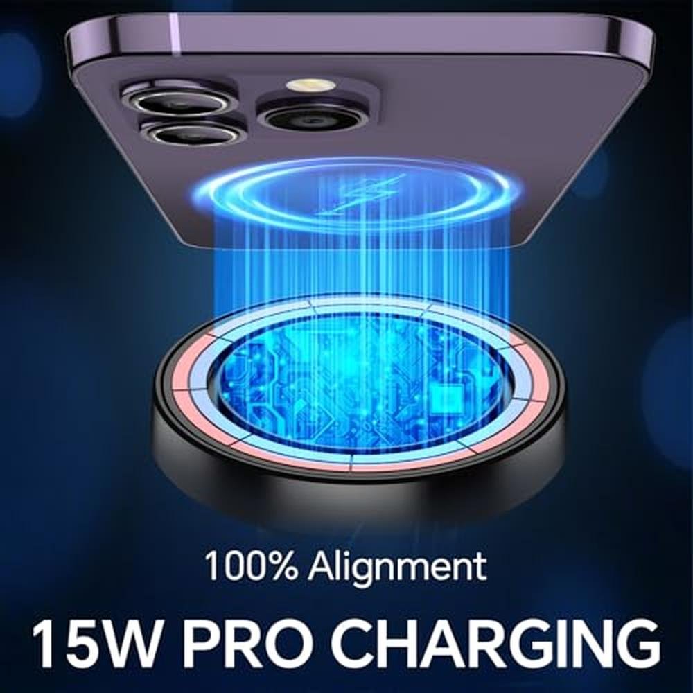 Coolpow for MagSafe Car Mount ChargerUltra MagnetMagnetic – Close-up Detail