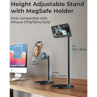 iPhone Stand: COOPER MagStand Adjustable Magnetic iPhone – Front View