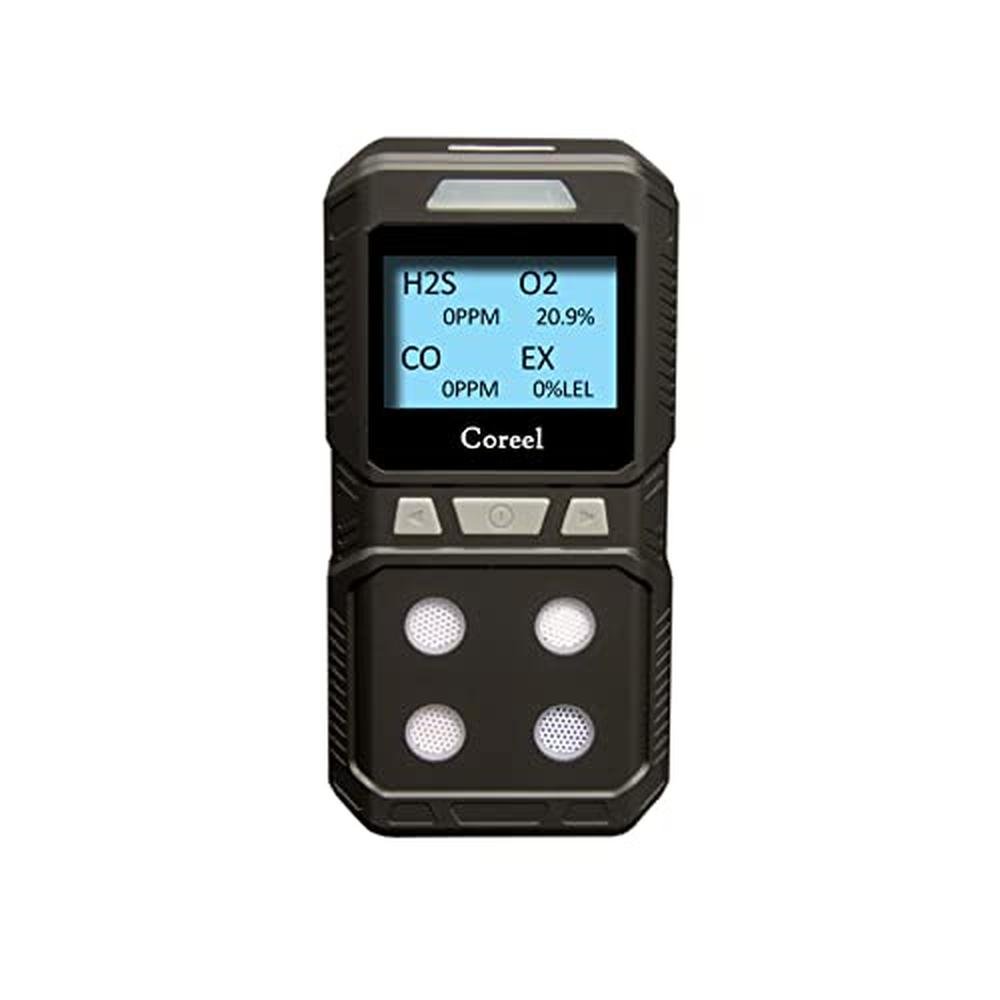 Gas Coreel: Coreel 4 Gas Monitor Portable CO H2S O2 EX Gas – Front View