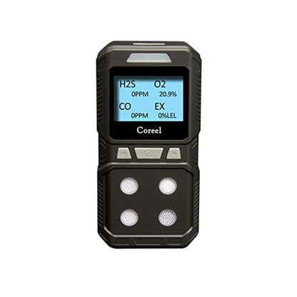 Gas Coreel: Coreel 4 Gas Monitor Portable CO H2S O2 EX Gas – Front View