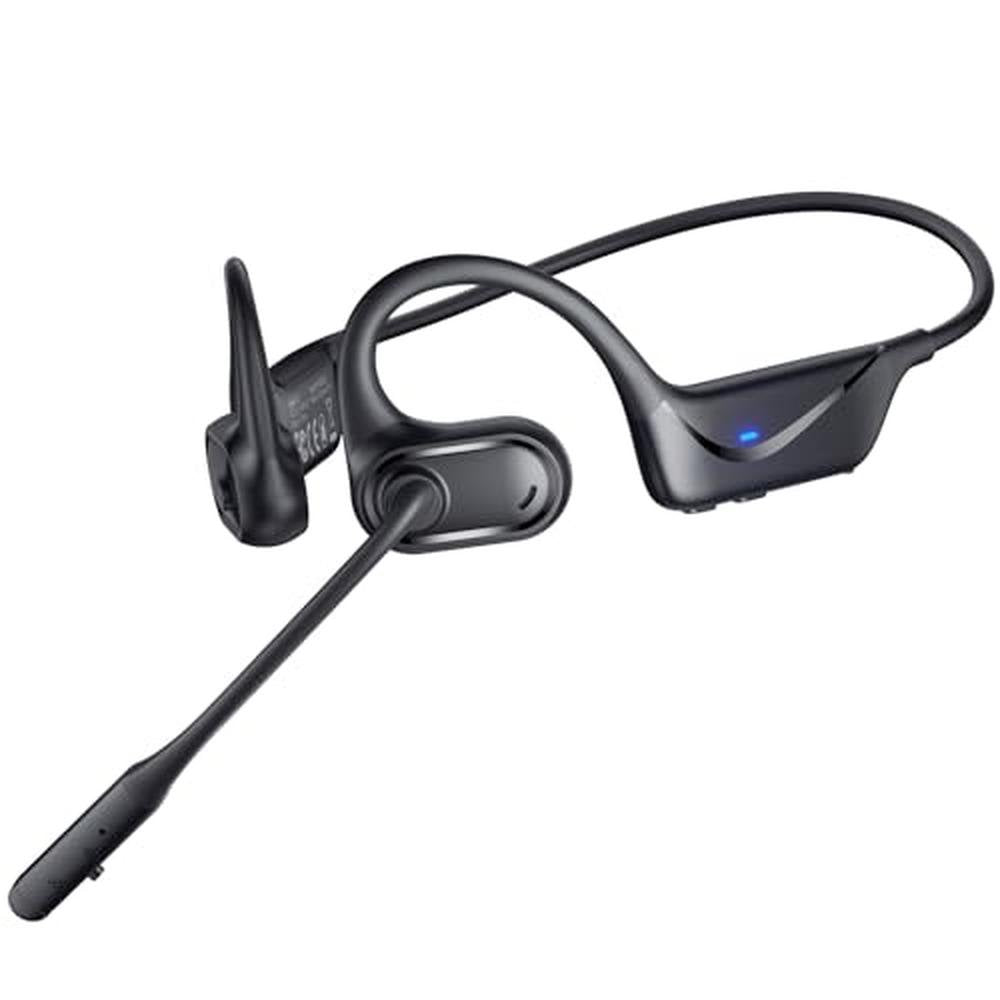 Bluetooth Headset: Premium Open-Ear Headphones with – Front View