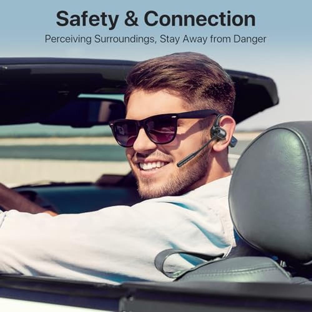Bluetooth Headset: Premium Open-Ear Headphones with – Packaging