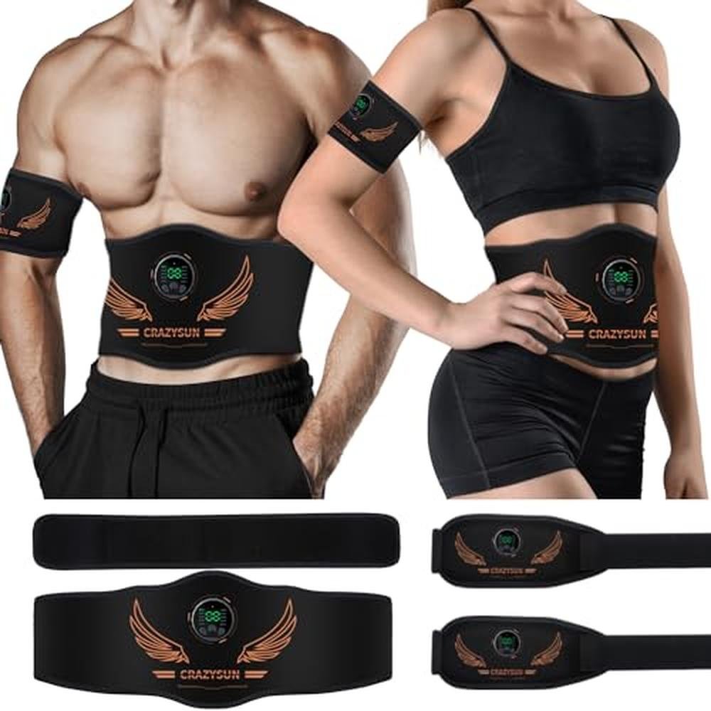 Stimulator Crazysun: CrazySun Ab Stimulator Belt Tactical X – Front View