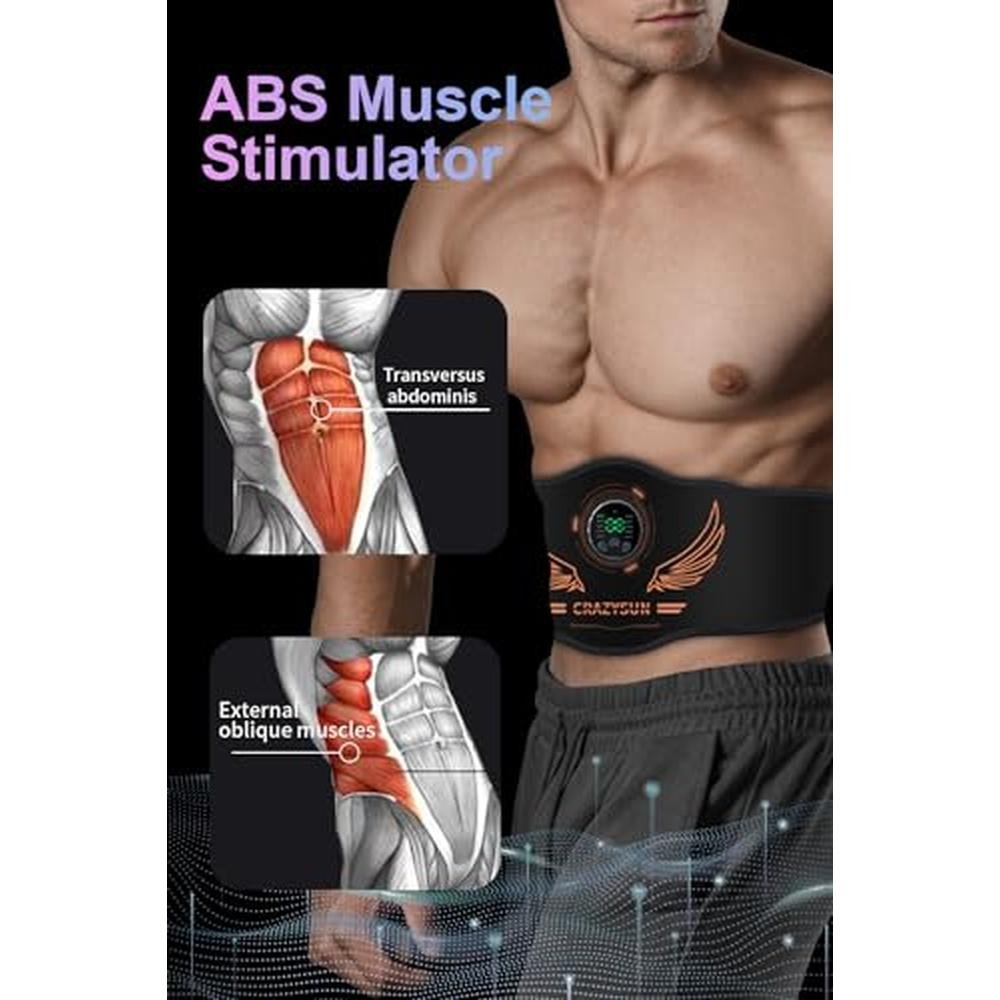Stimulator Crazysun: CrazySun Ab Stimulator Belt Tactical X – Side View