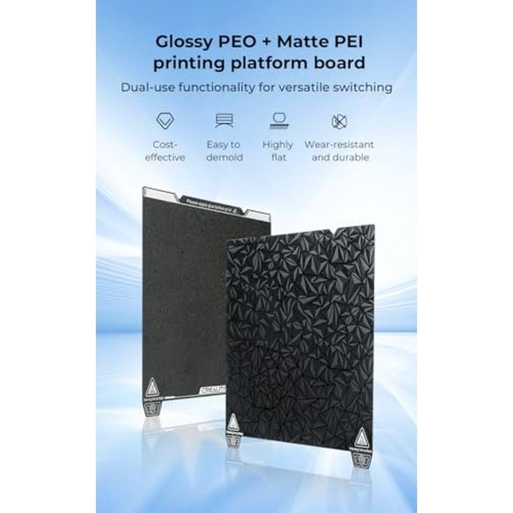 Platform Ender: Creality Upgraded Double-sided Printing – Side View