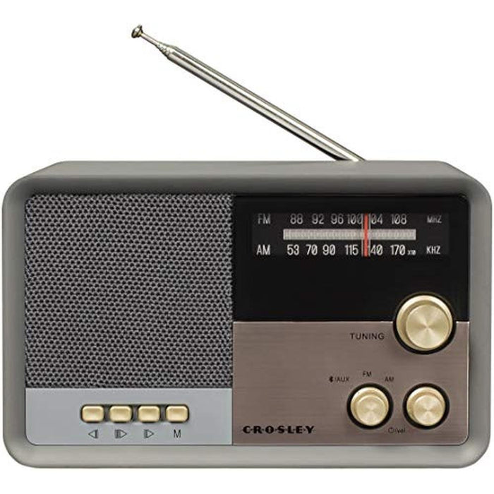 Crosley CR3036D-CL Tribute Vintage AM/FM Bluetooth Radio – Front View