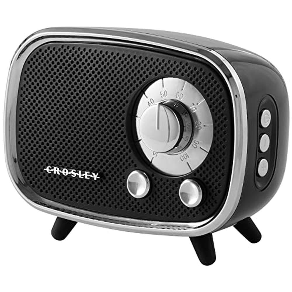 Crosley CR3039A-BK Rondo Retro Portable Rechargeable – Front View