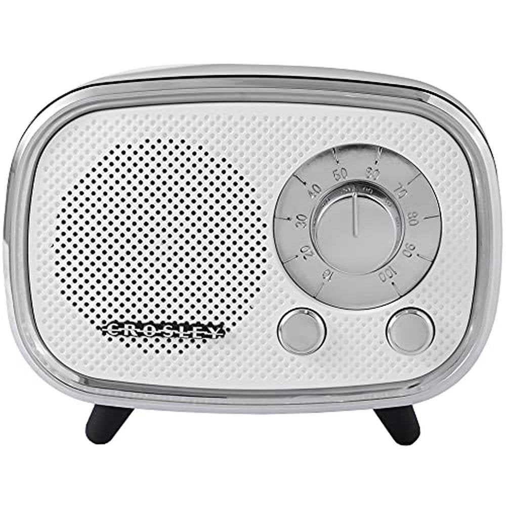 Crosley CR3039A-WH Rondo Retro Portable Rechargeable – Side View