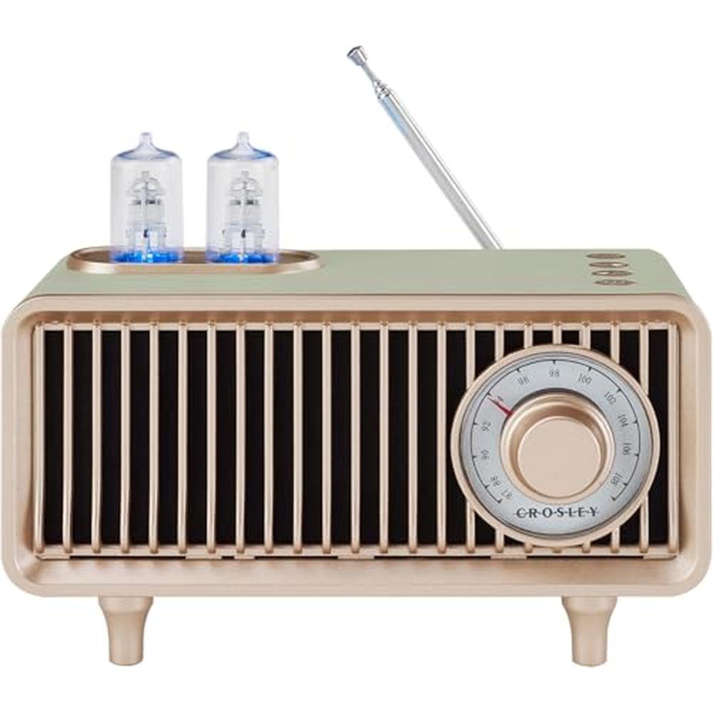 Crosley CR3043A-MT Milton Portable Rechargeable FM Radio – Front View