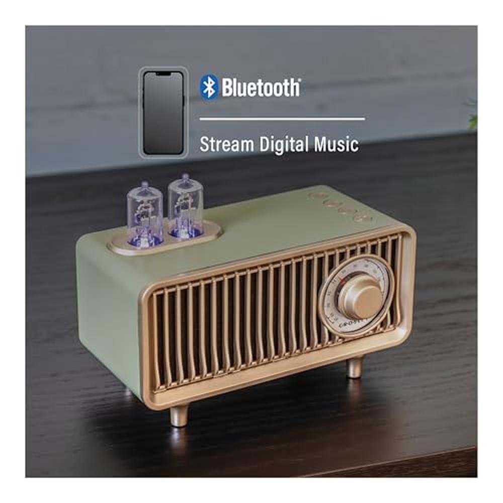 Crosley CR3043A-MT Milton Portable Rechargeable FM Radio – In Use