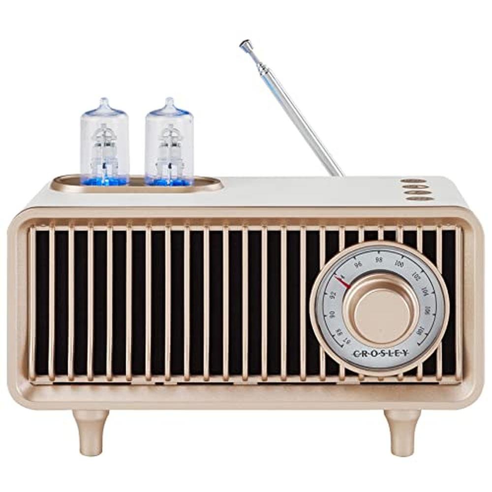 Crosley CR3043A-WS Milton Portable Rechargeable FM Radio – Front View