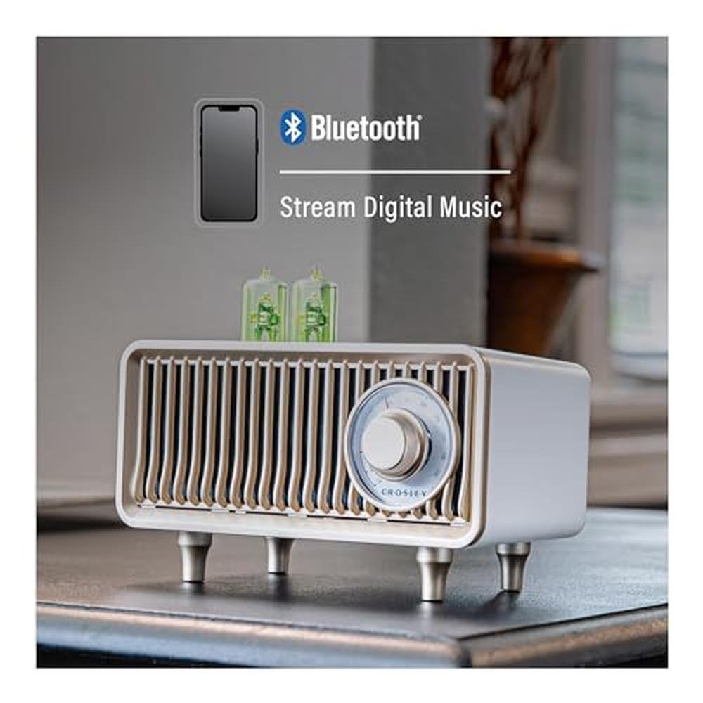 Crosley CR3043A-WS Milton Portable Rechargeable FM Radio – In Use