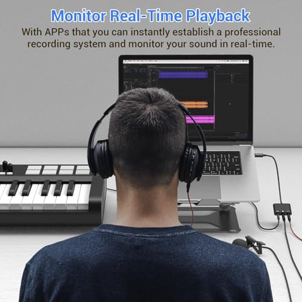 Recording Adapter: Cubilux USB C to 3.5mm – In Use
