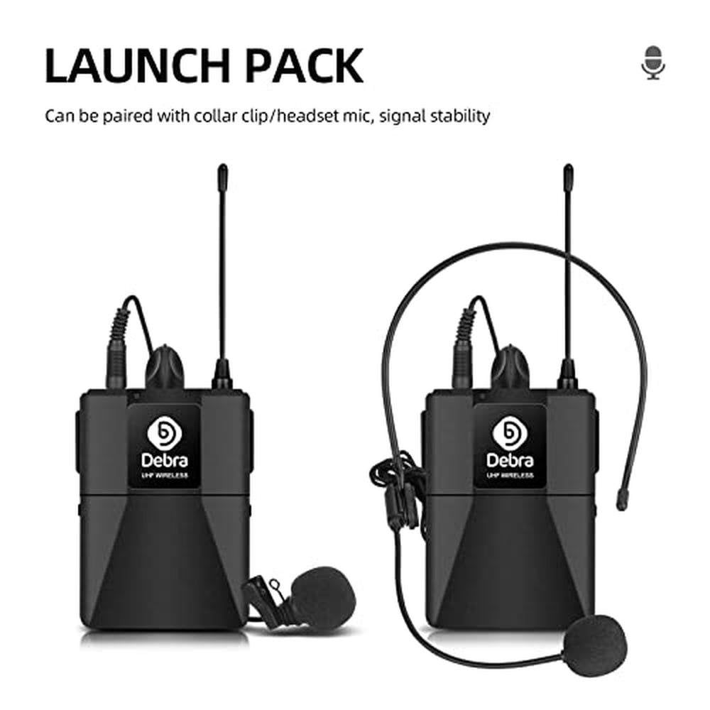 Debra Audio: AU200 Pro UHF 2-Channel Wireless Microphone – In Use
