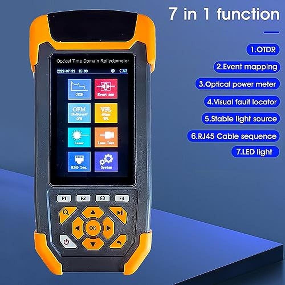 Test UPC Code: D YEDEMC Mini-Pro 1310/1550nm SM OTDR – Close-up Detail