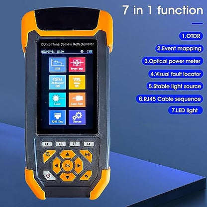 Test UPC Code: D YEDEMC Mini-Pro 1310/1550nm SM OTDR – Close-up Detail