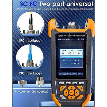 Test UPC Code: D YEDEMC Mini-Pro 1310/1550nm SM OTDR – In Use