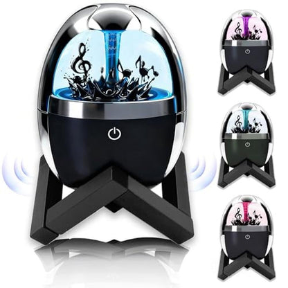Ferrofluid Music Visualizer: Bluetooth 5.3 Speaker with – Front View