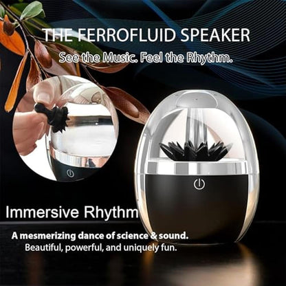 Ferrofluid Music Visualizer: Bluetooth 5.3 Speaker with – In Use