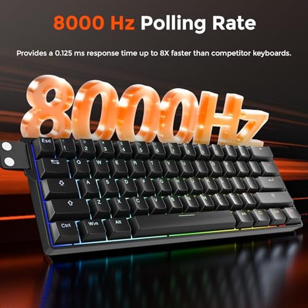 Dareu EK60 HE: Rapid Trigger Gaming Keyboard Wired 0.01mm – In Use