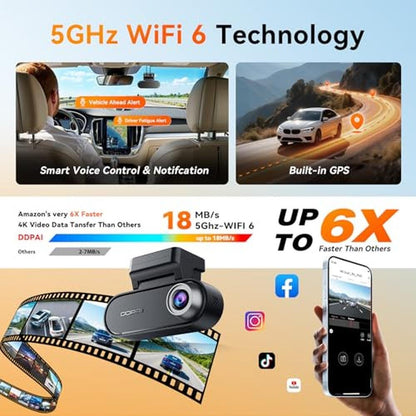 DDPAI 4K Dash Cam Front and Rear – Packaging