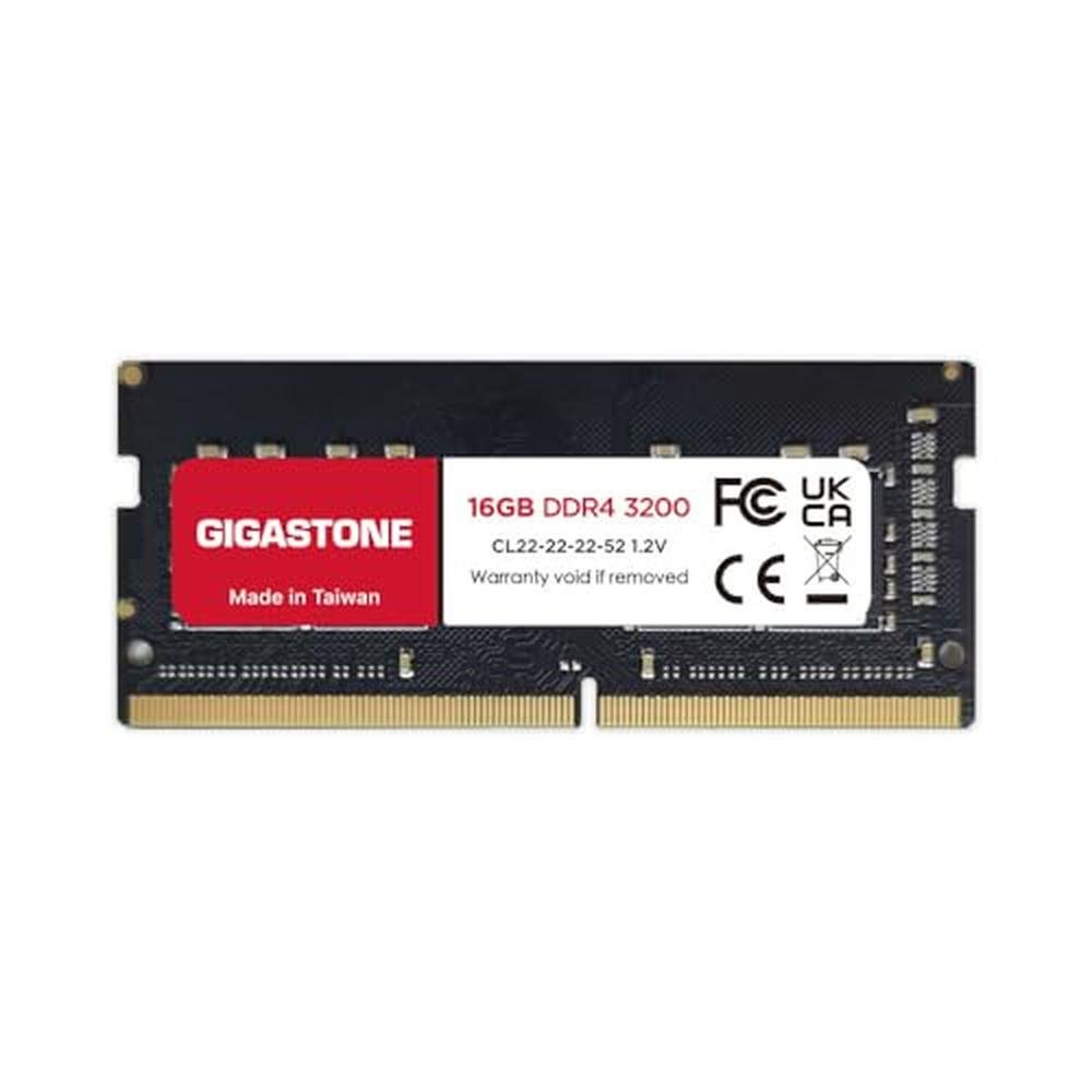 DDR4 PC4 RAM: GIGASTONE 16GB DDR4 3200MHz – Front View