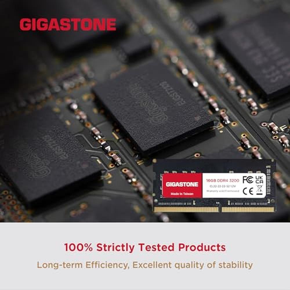 DDR4 PC4 RAM: GIGASTONE 16GB DDR4 3200MHz – Packaging