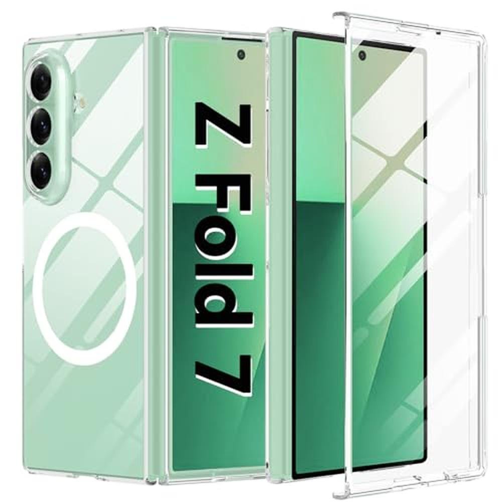 Case Galaxy Z Fold 7: Deekeewe Magnetic Case with Screen – Front View
