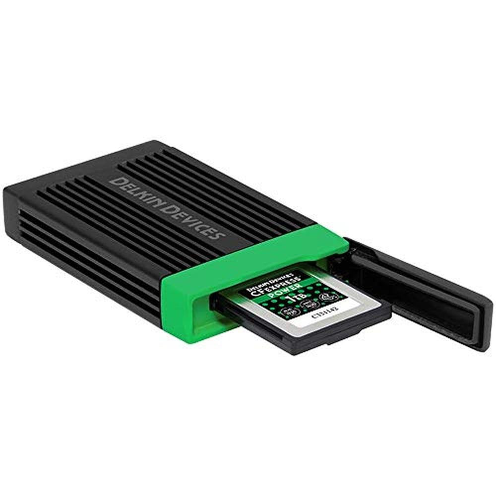 Delkin Devices: Delkin USB 3.2 CFexpress Type B Card Reader – Front View