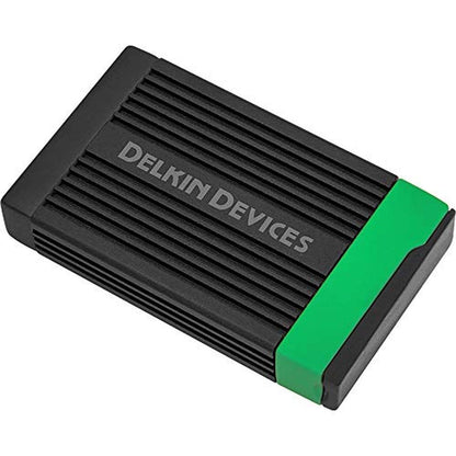 Delkin Devices: Delkin USB 3.2 CFexpress Type B Card Reader – Close-up Detail
