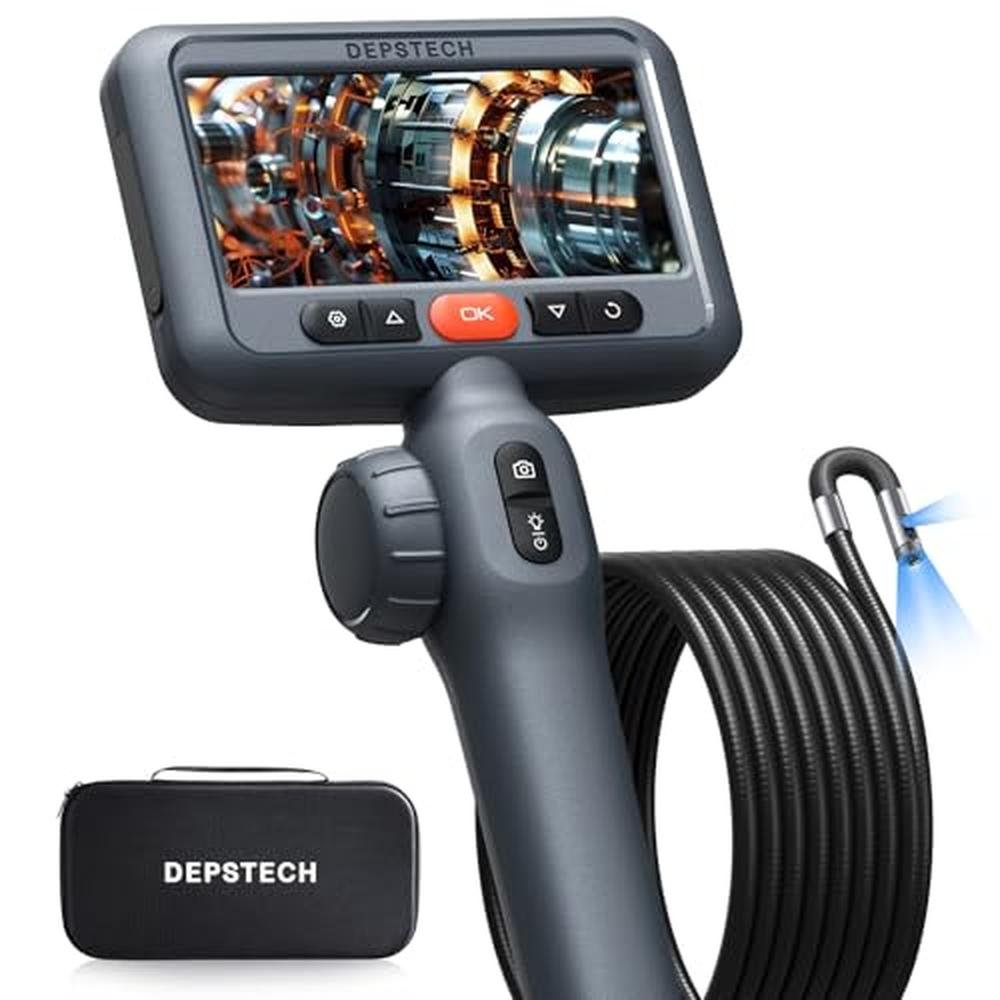Depstech Camera: DEPSTECH 10FT Articulating Endoscope – Front View