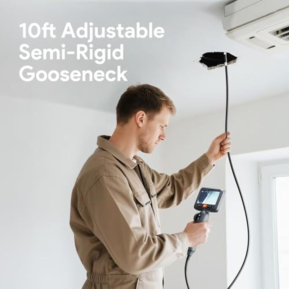 Depstech Camera: DEPSTECH 10FT Articulating Endoscope – Close-up Detail