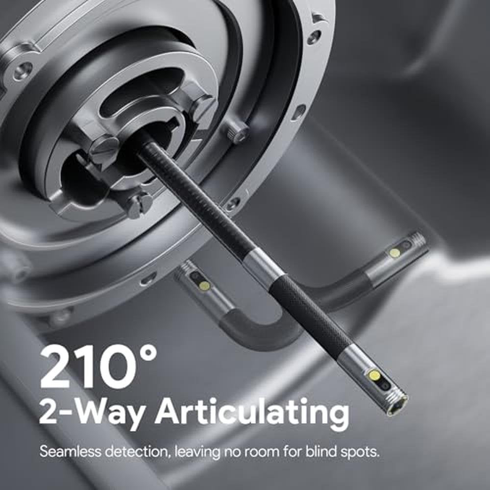 Depstech Camera: DEPSTECH 10FT Articulating Endoscope – In Use