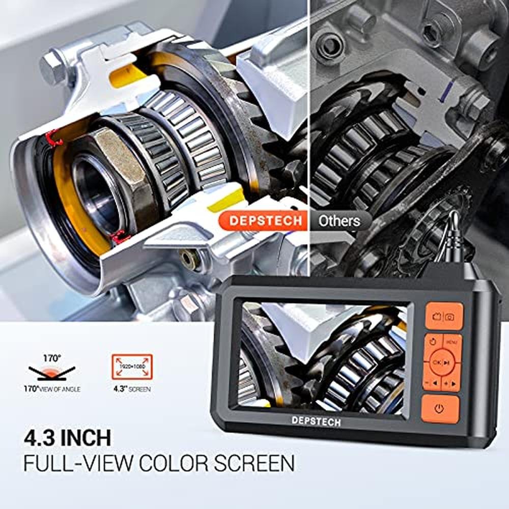 Depstech Camera: Depstech 5.5mm Industrial Endoscope 1080p – Close-up Detail