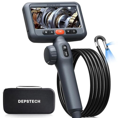 DEPSTECH Dual Lens Articulating Borescope Camera – Front View