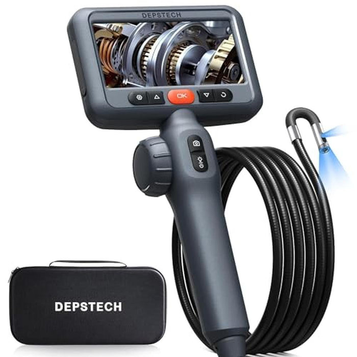 DEPSTECH Dual Lens Articulating Borescope Camera – Front View