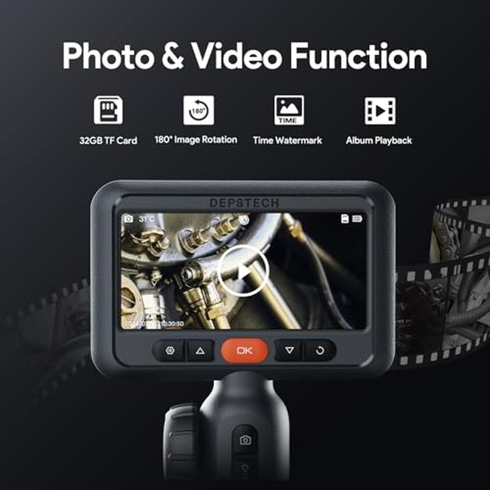DEPSTECH Dual Lens Articulating Borescope Camera – Packaging