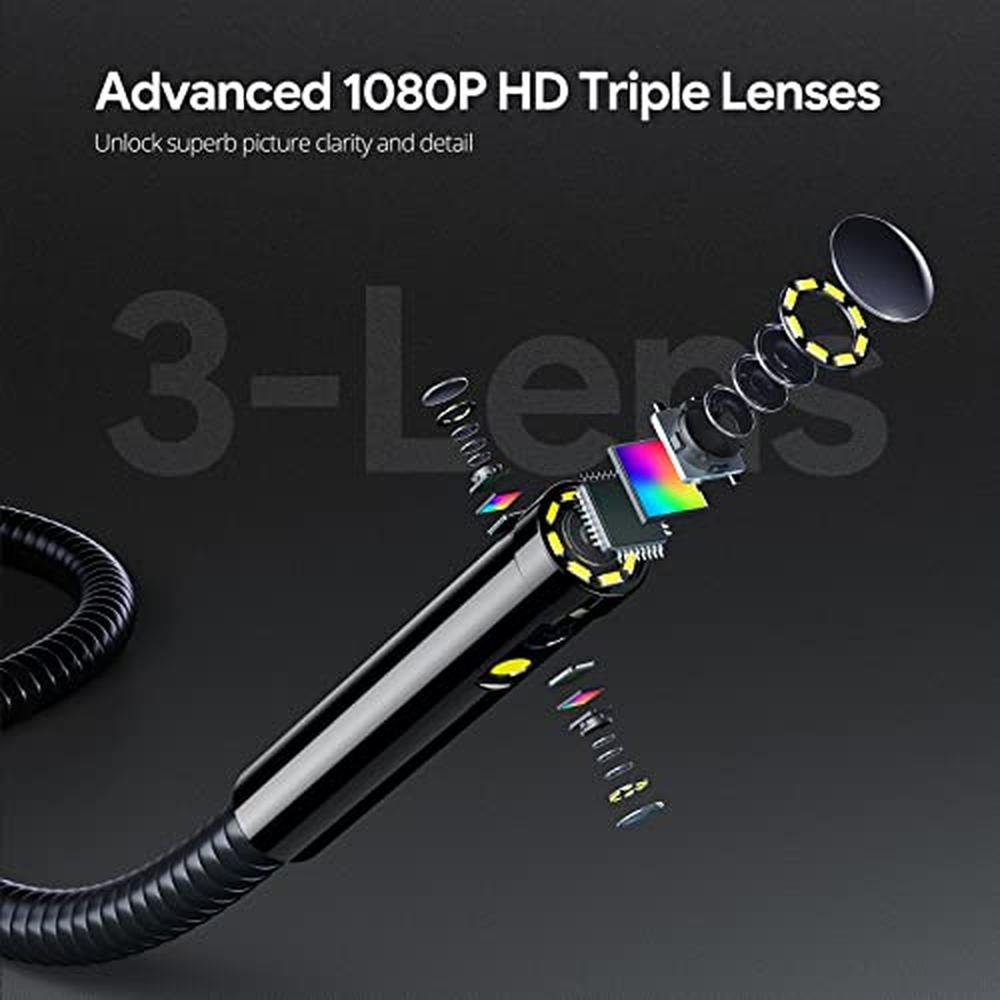 Depstech Camera: DEPSTECH Endoscope 7'' IPS Screen – Close-up Detail