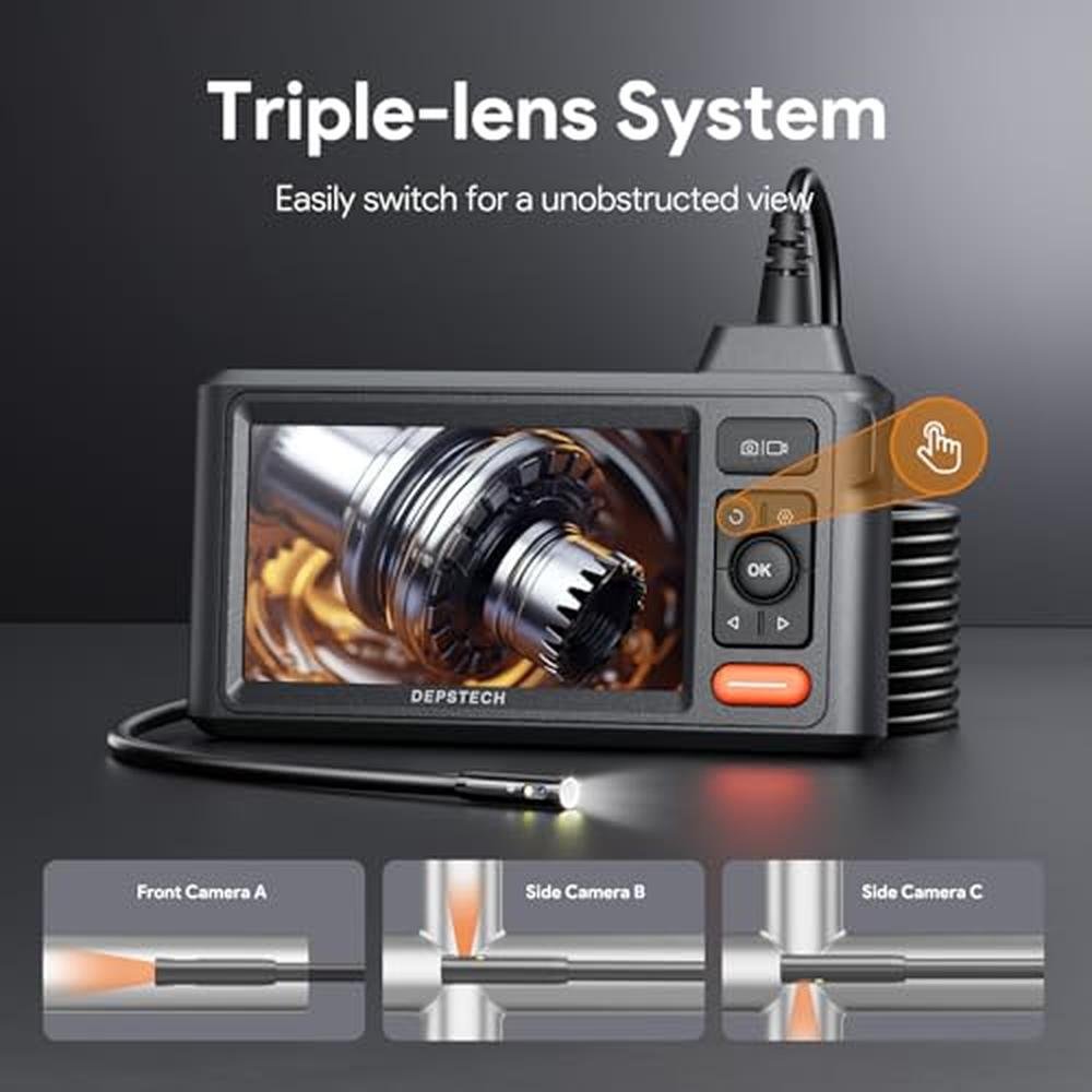 Camera Depstech: DEPSTECH Inspection Endoscope Camera with – Side View