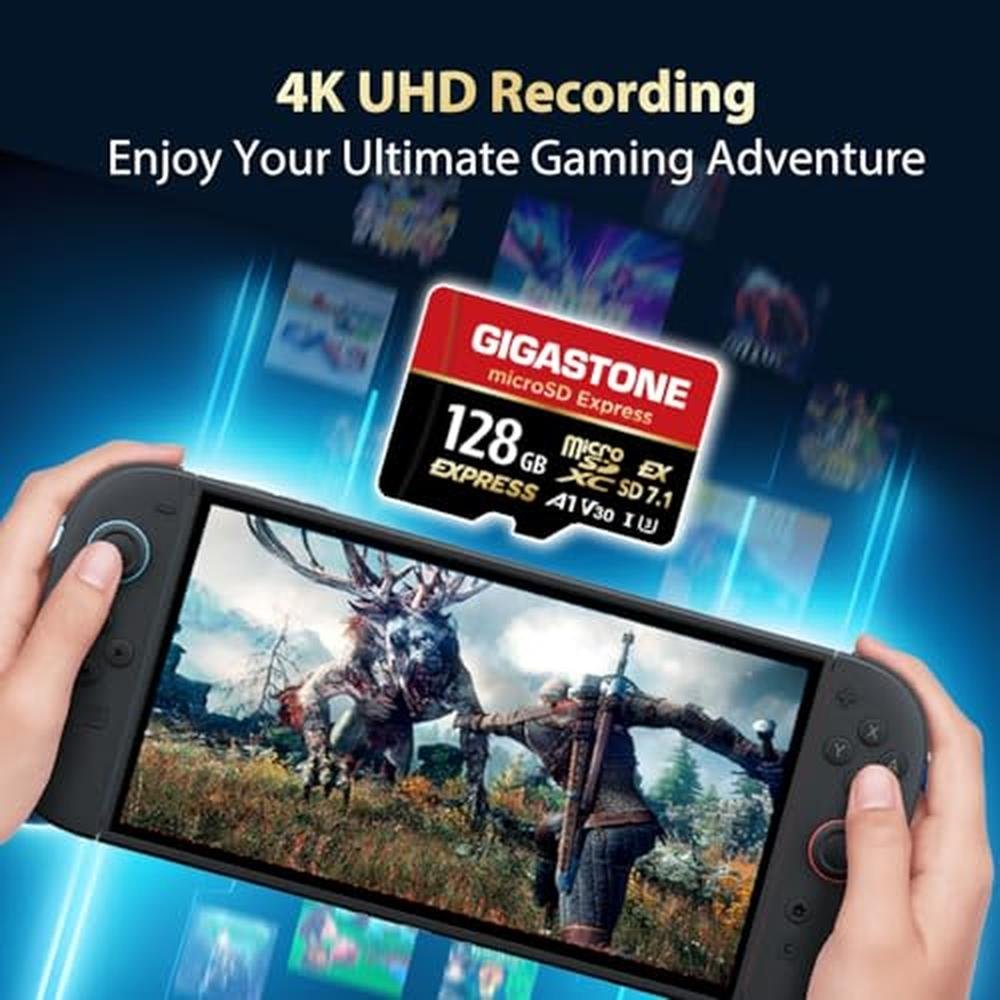 Switch Express: GIGASTONE 128GB microSDXC Express Memory – In Use