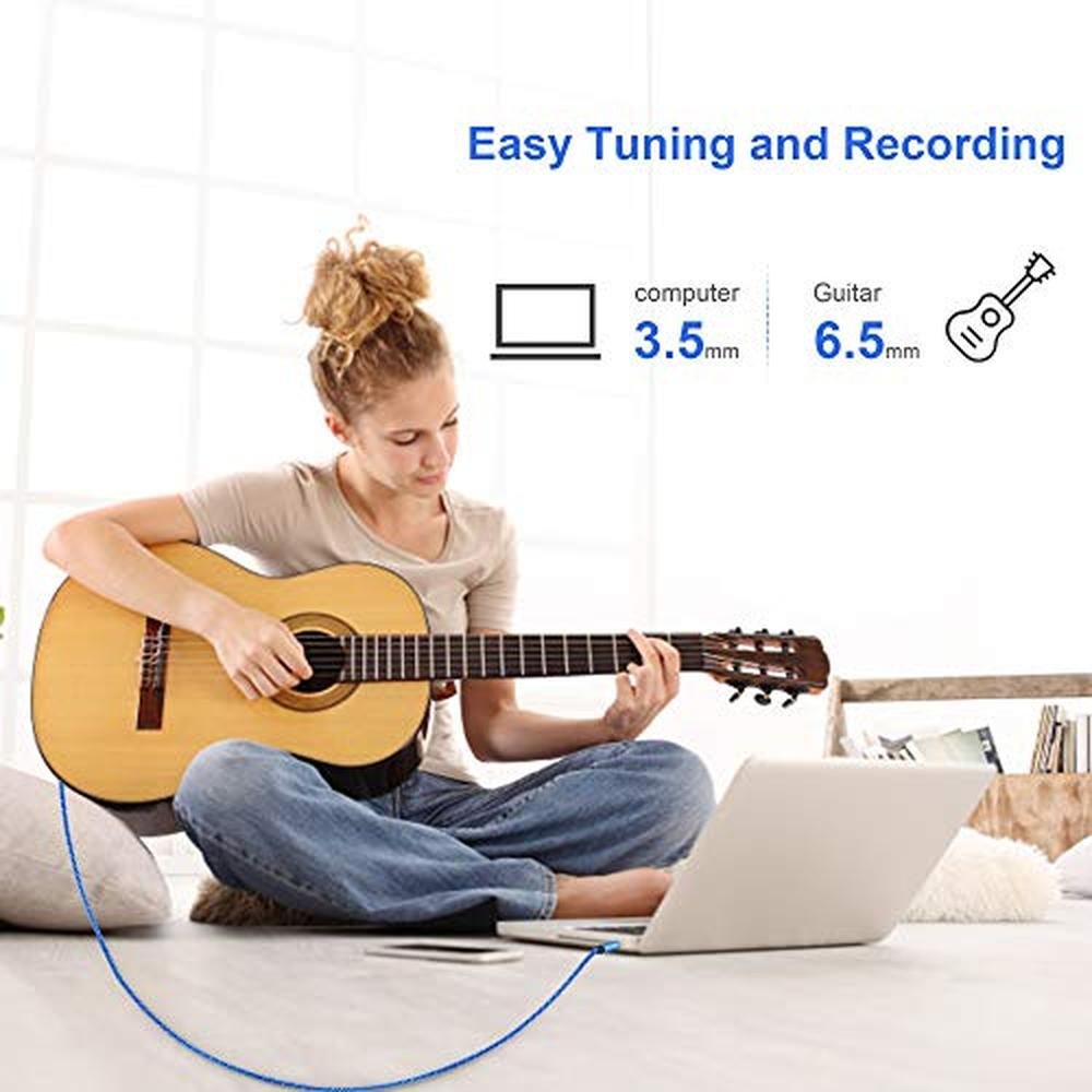 3.5mm Cable: Devinal 1/4 Inch to 3.5mm Stereo Cable – Side View