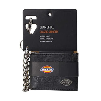 Dickies Men's Bifold Wallet-High Security with ID Window – Close-up Detail