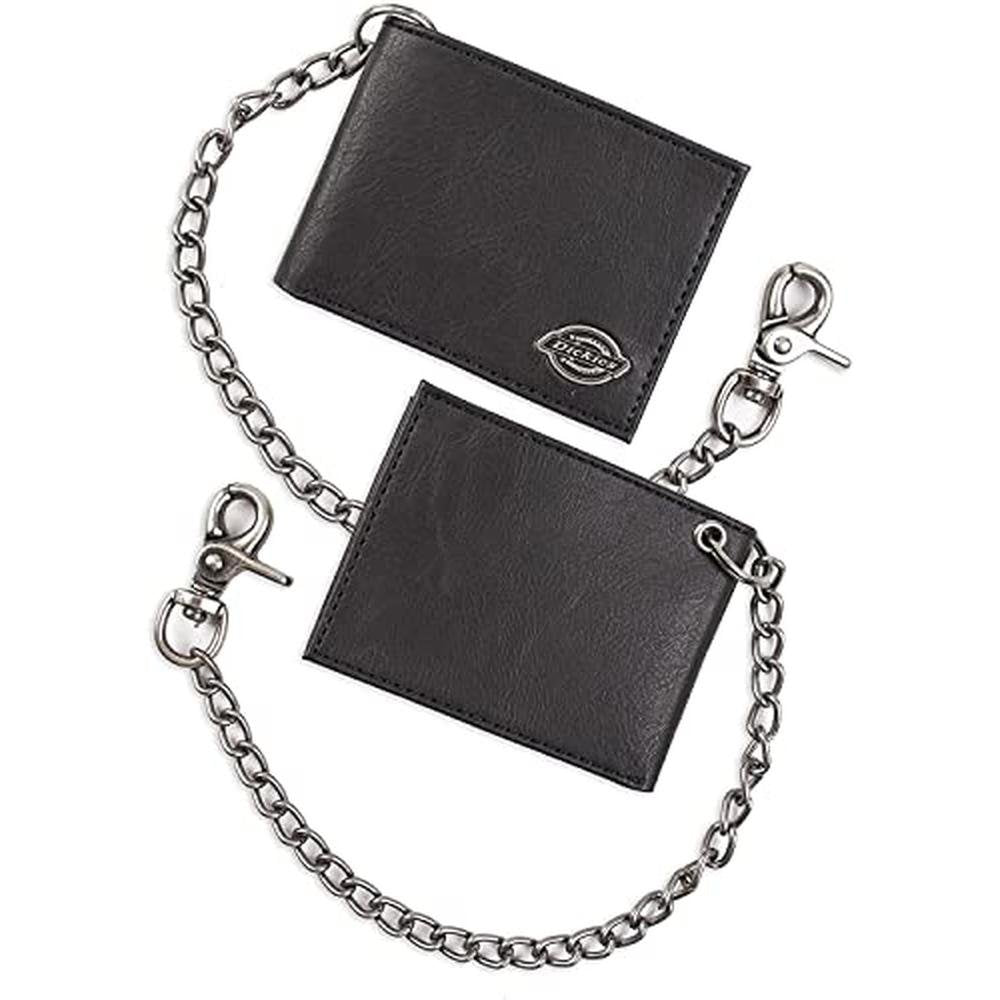 Dickies Men's Bifold Wallet-High Security with ID Window – In Use