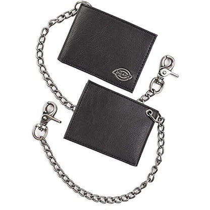 Dickies Men's Bifold Wallet-High Security with ID Window – In Use