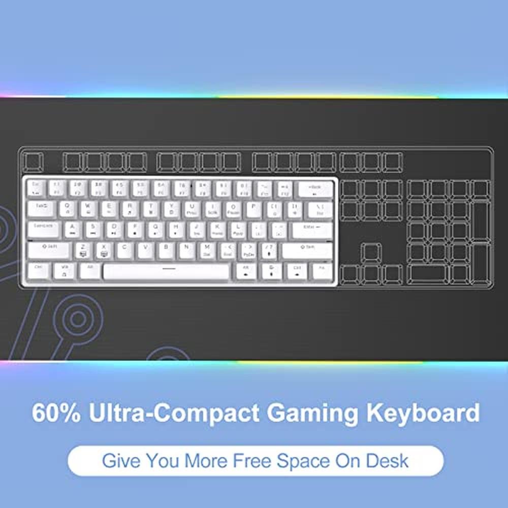 Keyboard DIERYA: DIERYA DK61SE 60% Mechanical Keyboard – Side View