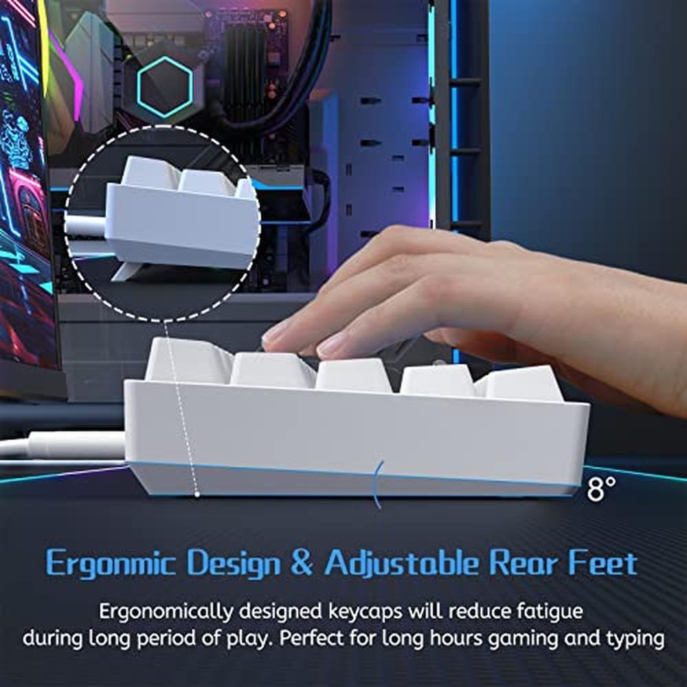 Keyboard DIERYA: DIERYA DK61SE 60% Mechanical Keyboard – In Use