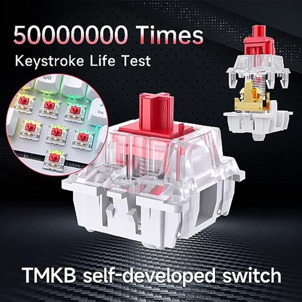 Keyboard DIERYA DK63: 60% Wireless Mechanical Gaming – In Use