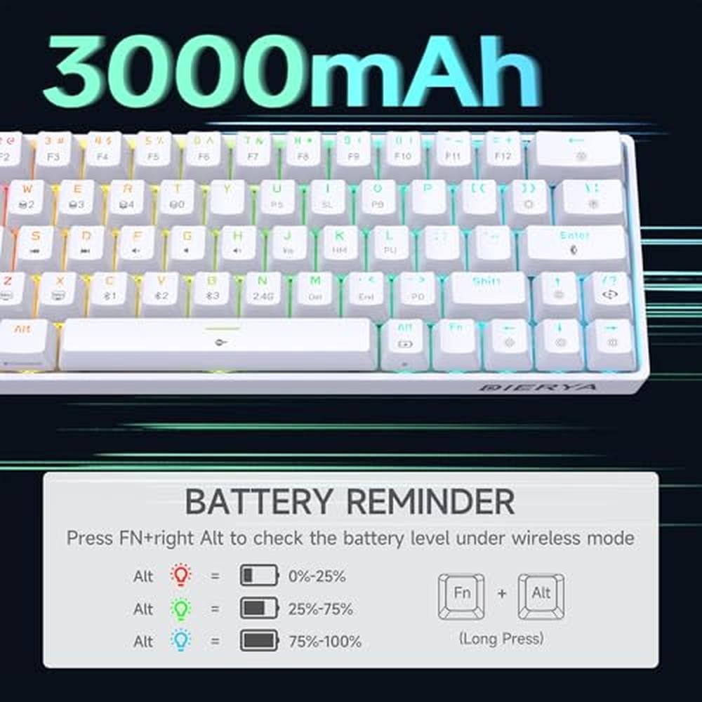 Keyboard DIERYA DK63: 60% Wireless Mechanical Gaming – Packaging