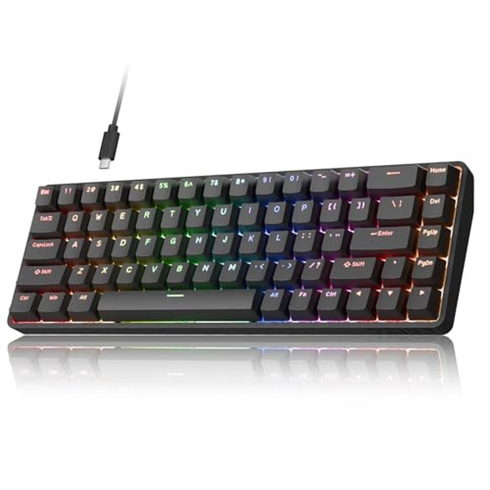 DIERYA DK68-C: 60% Gaming HE Keyboard – Front View
