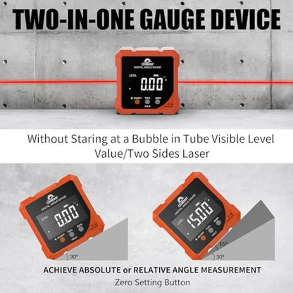 Digital Angle Finder: Coobeast Nivel Digital Level with – Side View